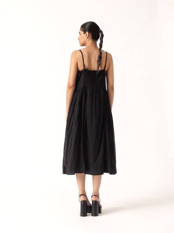 Yoshiko Black Dress - Image 4